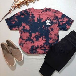 Reverse Tie Dye Costa Vida Tee Small